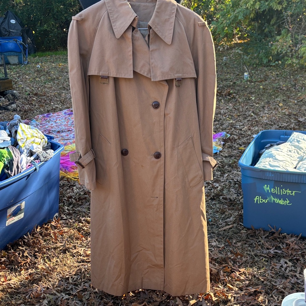 Etienne Aigner Brown Trench Coat